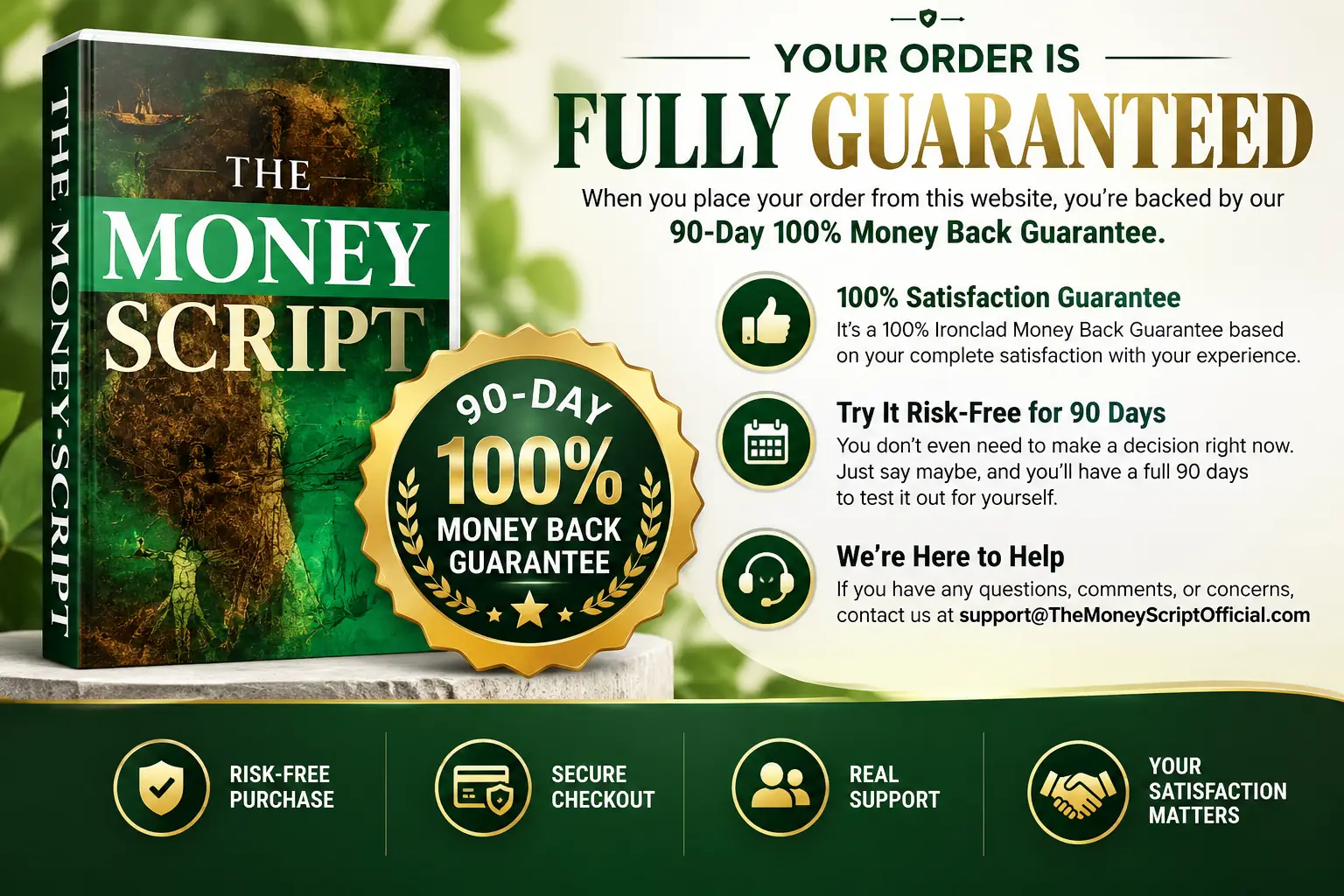 90-Day 100% Money-Back Guarantee